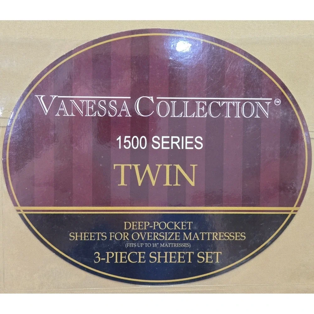 Vanessa Collection 1500 Supreme Microfiber Twin Sheet Set 18
